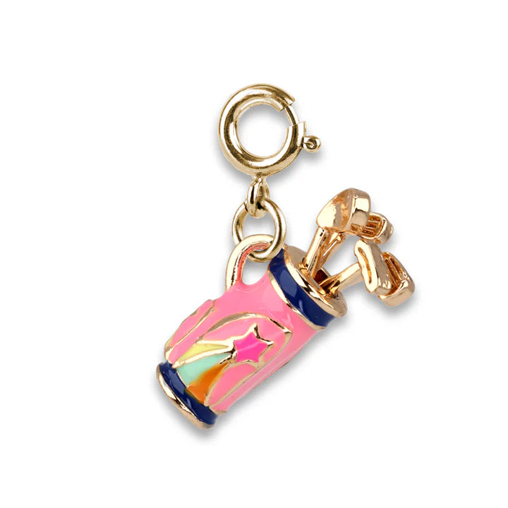 CHARM IT! Gold Rebel Girls Gold Clubs Charm