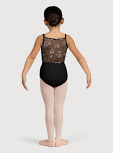 Load image into Gallery viewer, Bloch Brooke Floral Mesh Back Cami Leotard Child
