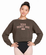 Load image into Gallery viewer, Covet Dance Dead Pointe Shoe Club Crop Crewneck Adult
