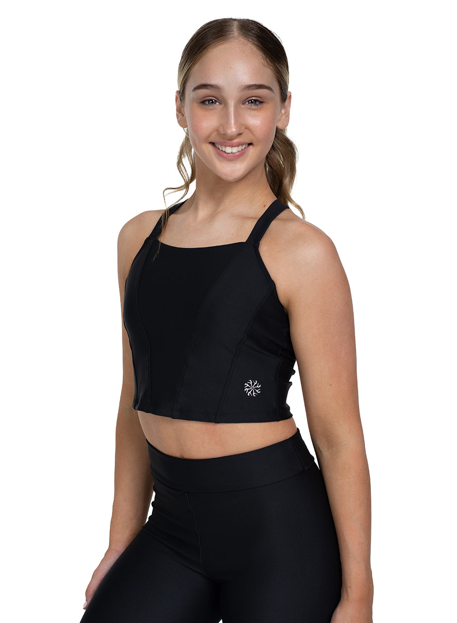 Bloch Flo Active Seamed X-Back Tank Child