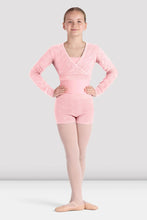 Load image into Gallery viewer, Bloch Emily Long Sleeve Wrap Top Child
