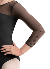 Load image into Gallery viewer, Children's 3/4 Sleeve Leotard w/ printed Kaleidoscope Mesh
