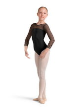 Load image into Gallery viewer, Children's 3/4 Sleeve Leotard w/ printed Kaleidoscope Mesh
