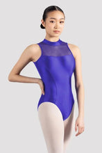 Load image into Gallery viewer, Mirella Mock Neck Open Back Leotard Ladies

