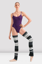 Load image into Gallery viewer, Bloch Striped Flare Legwarmers Adult
