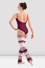 Load image into Gallery viewer, Bloch Striped Flare Legwarmers Adult
