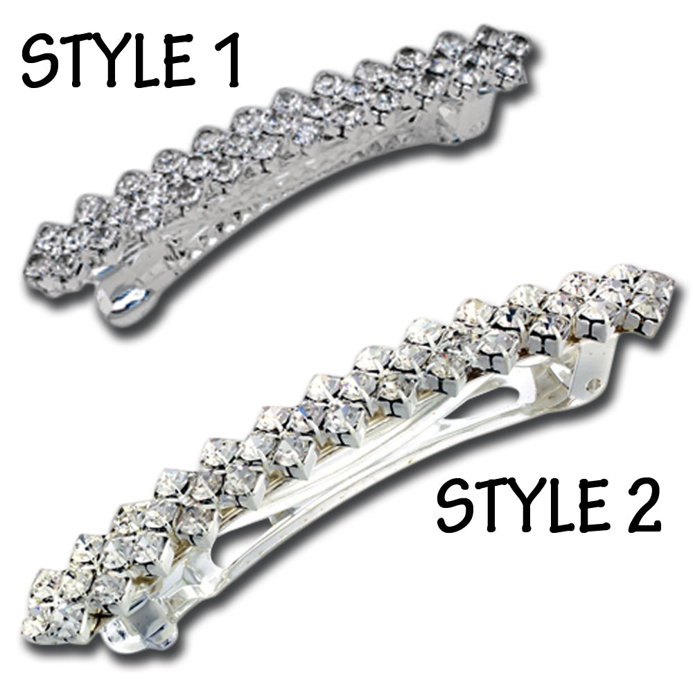 Thank You Very Much Small Crystal Barrette