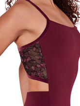 Load image into Gallery viewer, Capezio Ornate Romance Charisma Cami Criss Cross Back Leotard
