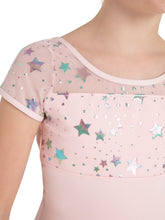 Load image into Gallery viewer, Capezio Star Struck Galaxy Short Sleeve Leotard - Girls
