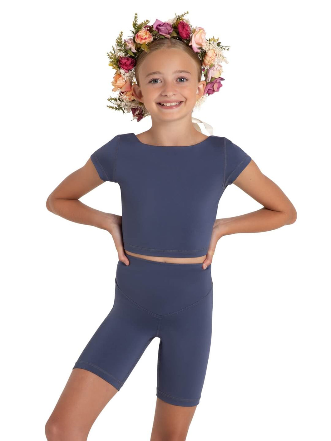 Capezio Wildflower Buttercup Bike Short- Girls