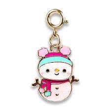 CHARM IT! Glitter Swivel Snowman Charm