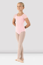 Load image into Gallery viewer, Bloch Mesh Detail Back Cap Sleeve Leotard Child
