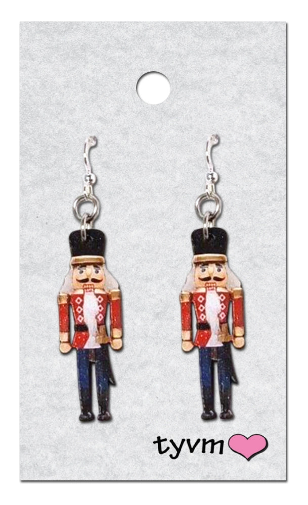 TYVM Nutcracker Wooden Earrings