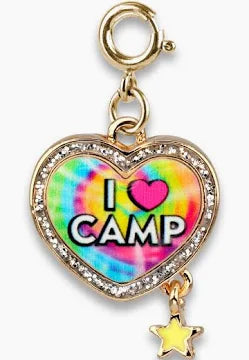 CHARM IT!  Gold I Love Camp Charm