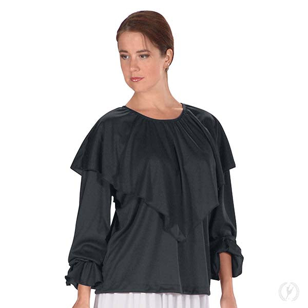Eurotard Humble Servant Shawl Collar Praise Top Adult