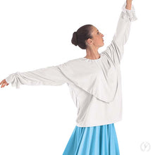 Load image into Gallery viewer, Eurotard Humble Servant Shawl Collar Praise Top Adult
