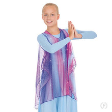Load image into Gallery viewer, Eurotard Soft Skies Sequined Sheer Tunic Child
