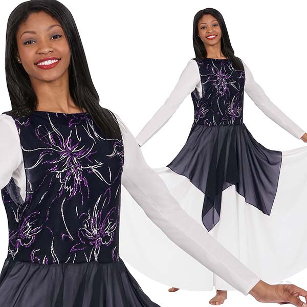 Eurotard Opulent Orchid Overlay Ladies