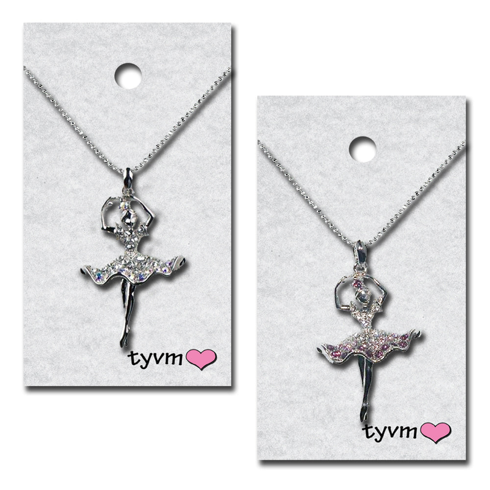 Thank You Very Much Ballerina Necklace Twirl