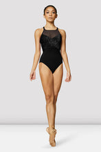 Load image into Gallery viewer, Bloch High Neck Velvet Bodice Cami Leotard Ladies
