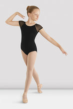 Load image into Gallery viewer, Mirella Mesh Cap Sleeve Leotard Child
