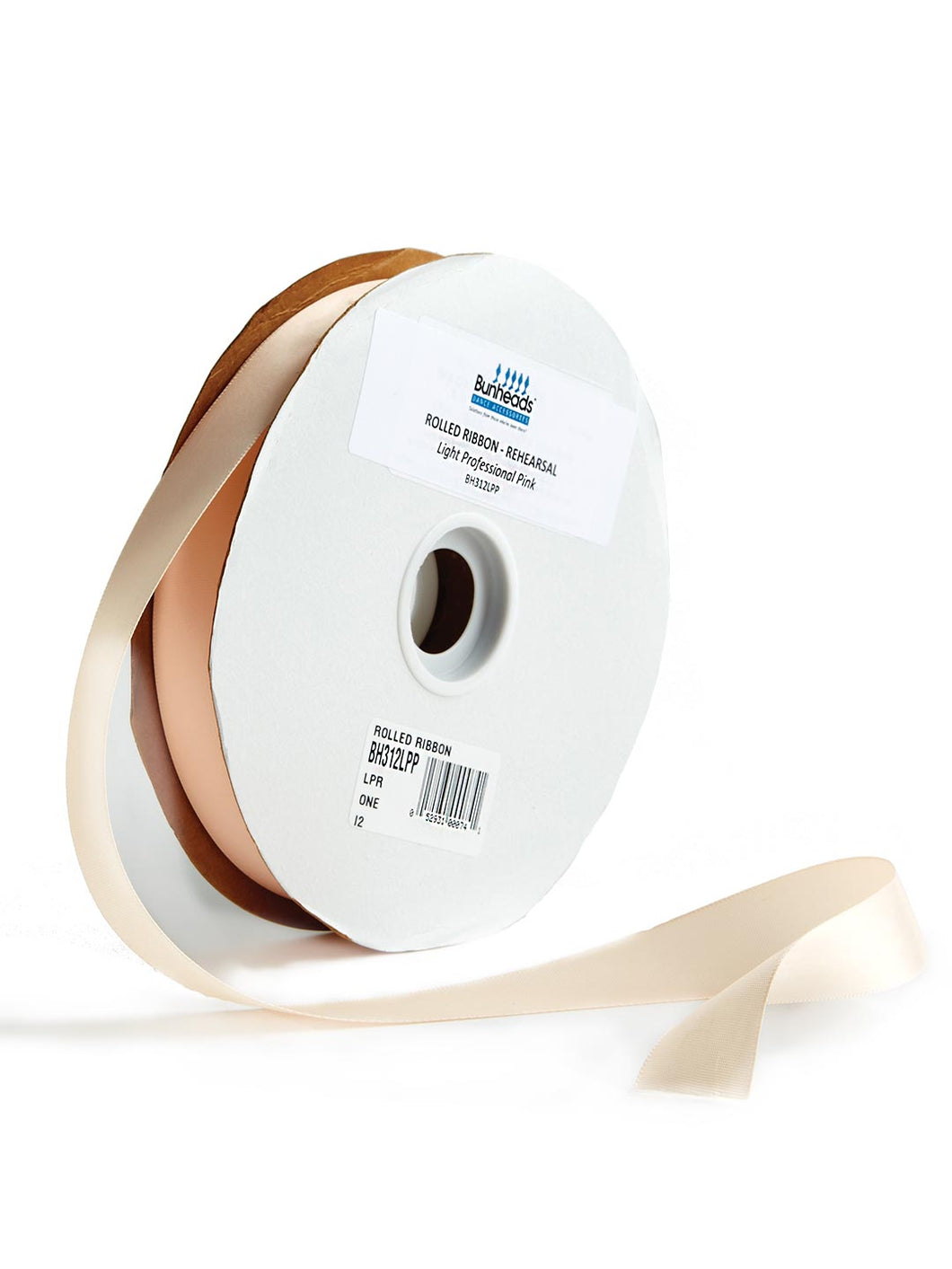 Bunheads Satin Ribbon-Rehearsal, 3 Yards