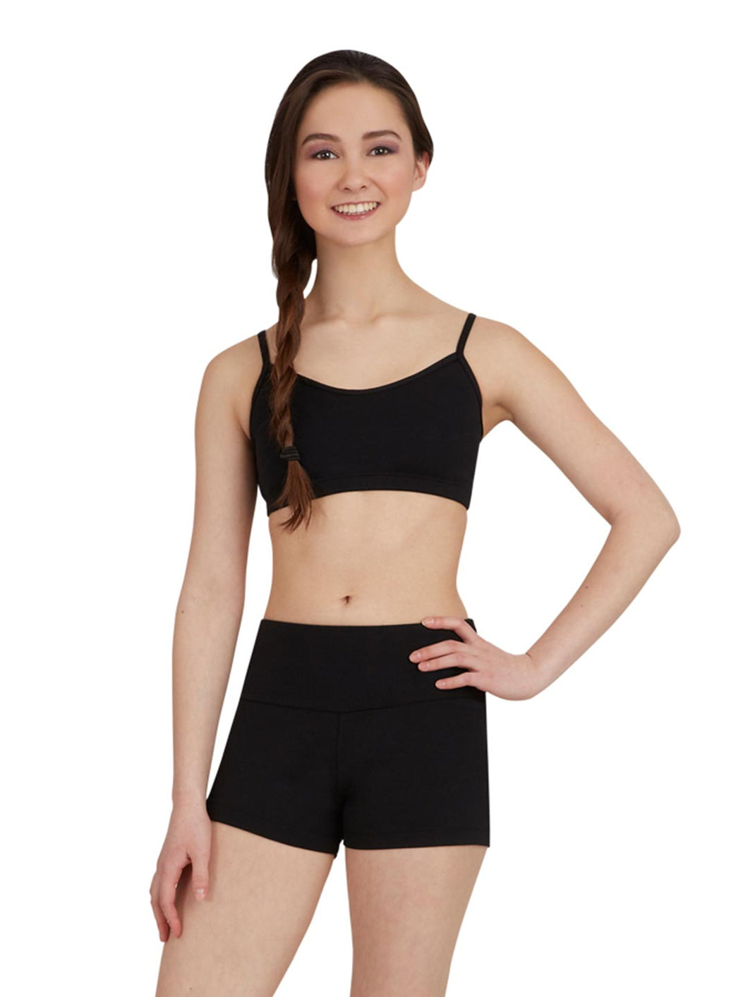 Capezio Gusset Short With Wide Waistband Ladies