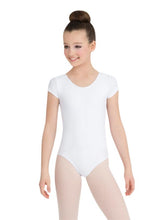 Load image into Gallery viewer, Capezio Short Sleeve Nylon Leotard Child
