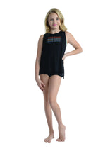 Load image into Gallery viewer, Danshuz Tie Back More Dance Tank Child
